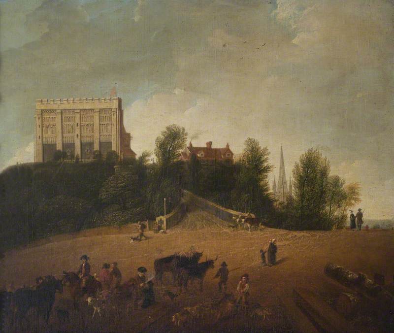 A View Of Norwich Castle — Charles Catton The Younger