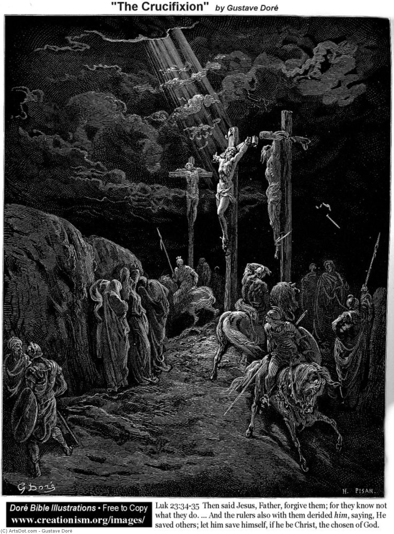 The Crucifixion — Доре, Гюстав