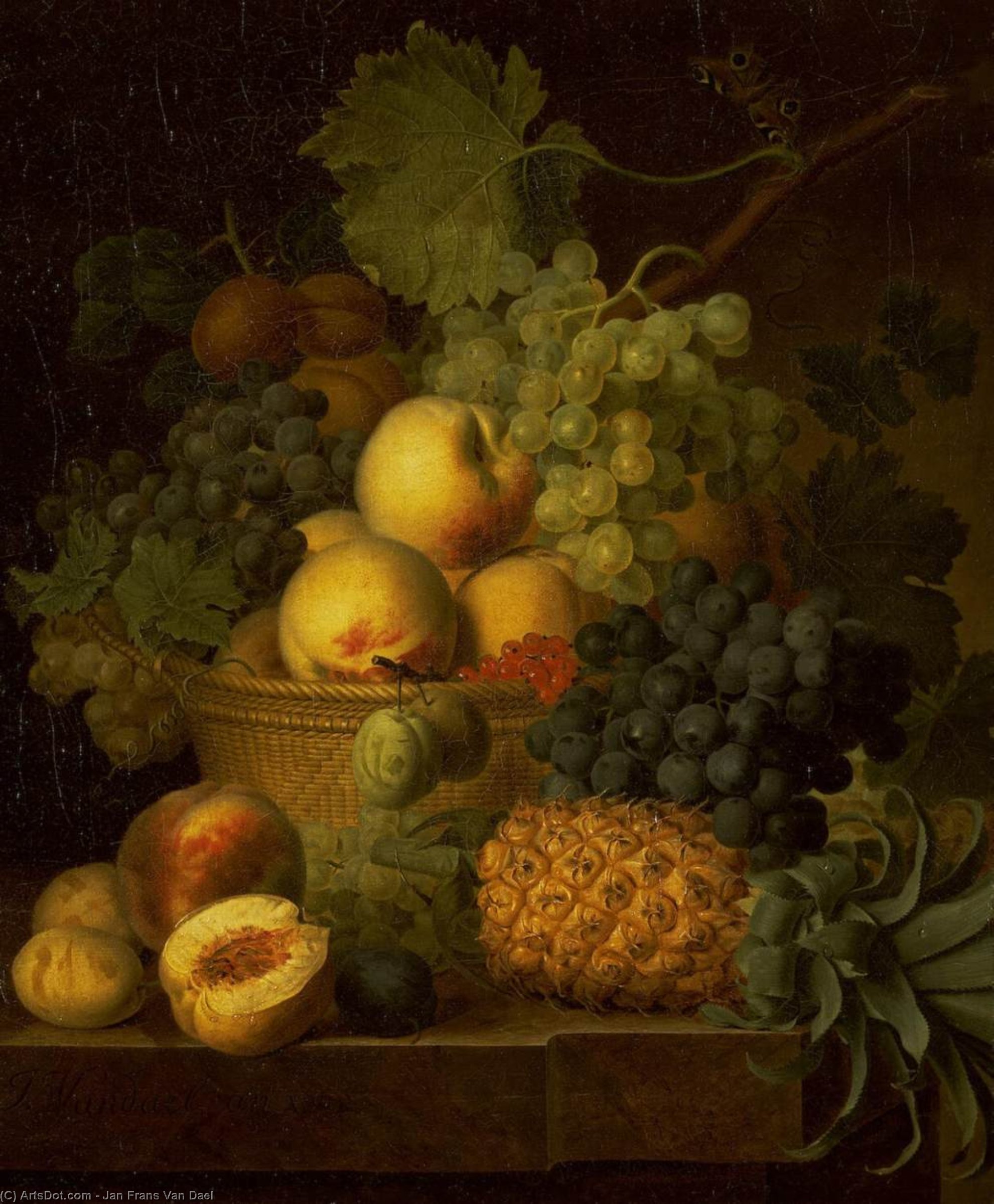 Basket Of Fruit — Jan Frans Van Dael