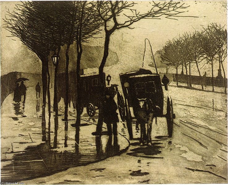 Stationary Cabs In London — Willem Witsen