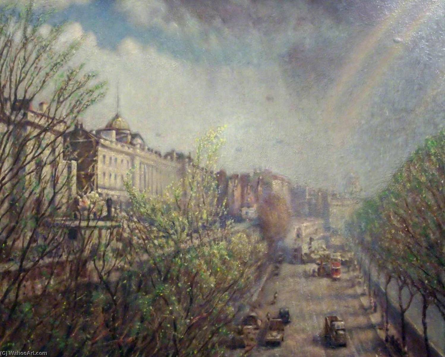 Somerset House From Waterloo Bridge — William John Macleod