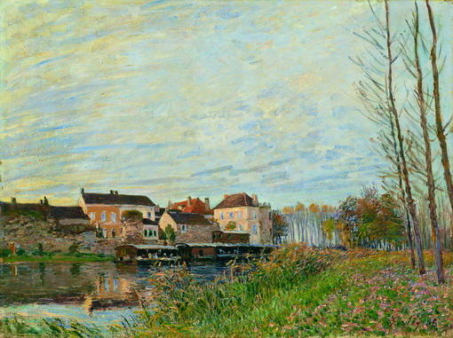 Evening In Moret, End Of October — Alfred Sisley
