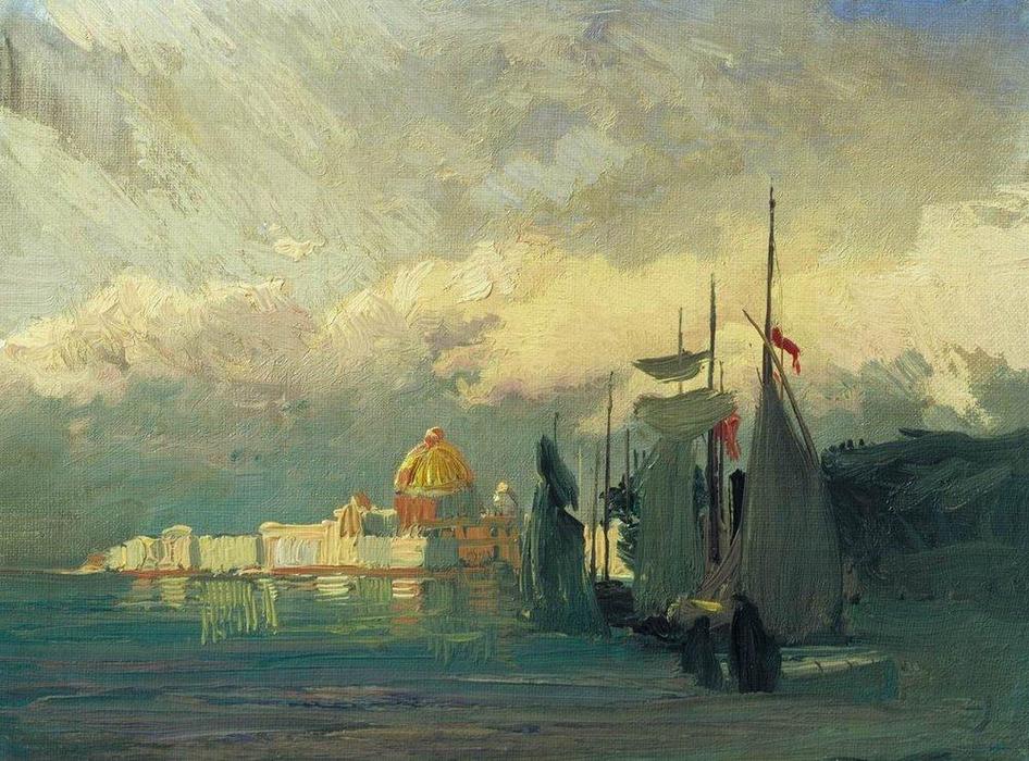 On The Neva — Fyodor Alexandrovich Vasilyev