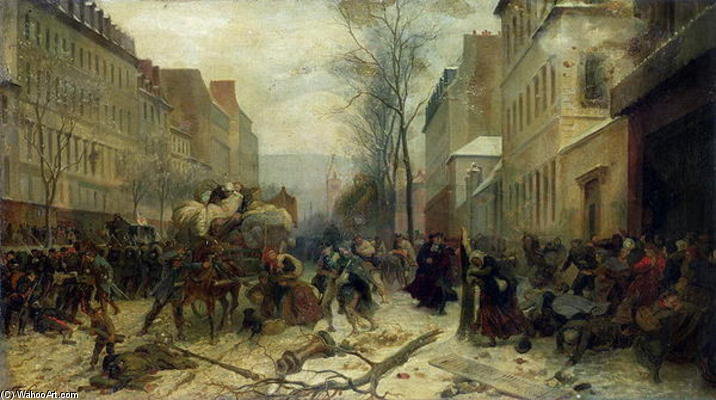 Bombardment Of Paris — Henri Félix Emmanuel Philippoteaux