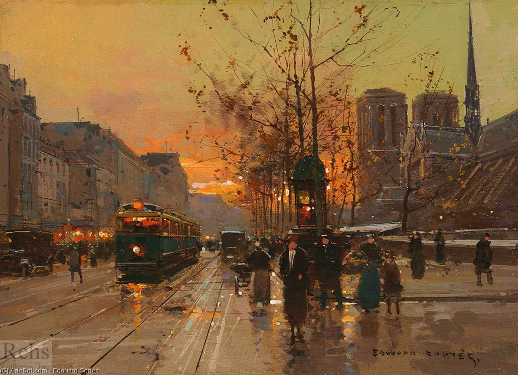 The Platform Of The Tournelle, Notre Dame — Edouard Cortès