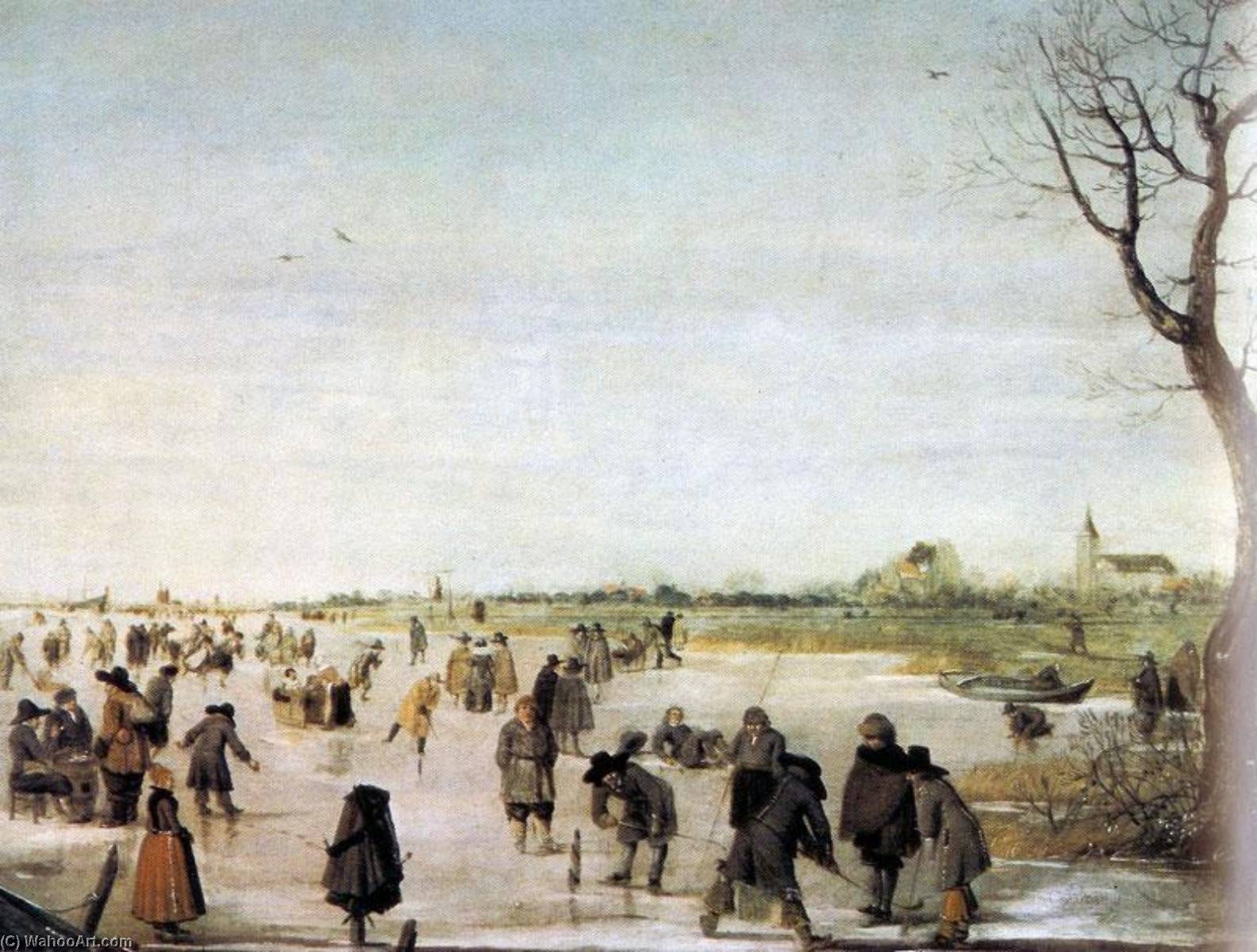 Ice View — Barend Avercamp (barend Petersz)