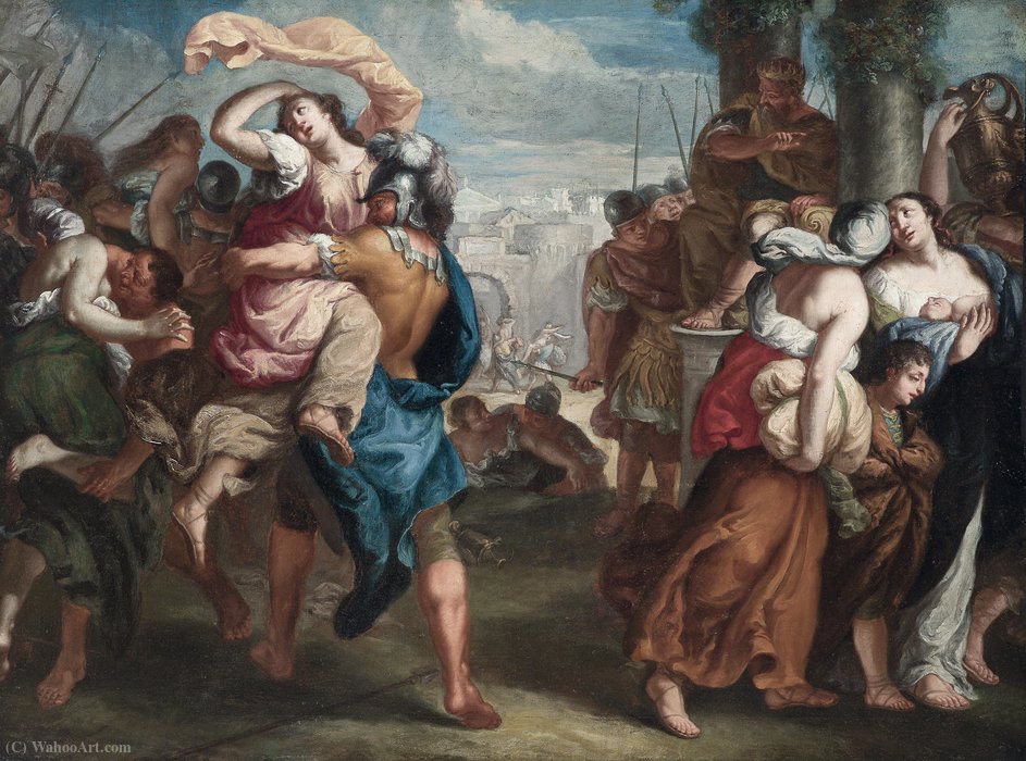 The Rape Of The Sabines — Theodoor Van Thulden