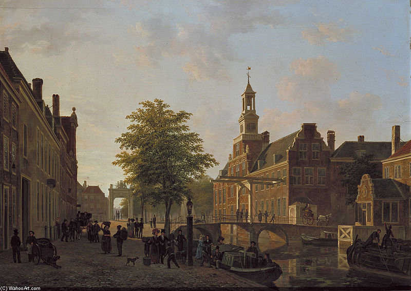 View Of The Old Women And Children's Home Of The Sick — Bartholomeus Johannes Van Hove