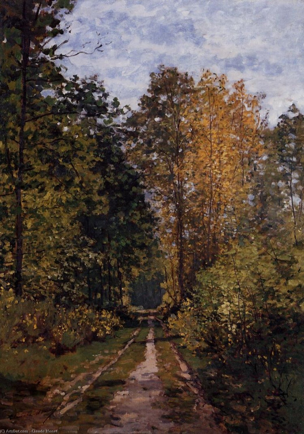 Path In The Forest — Клод Моне