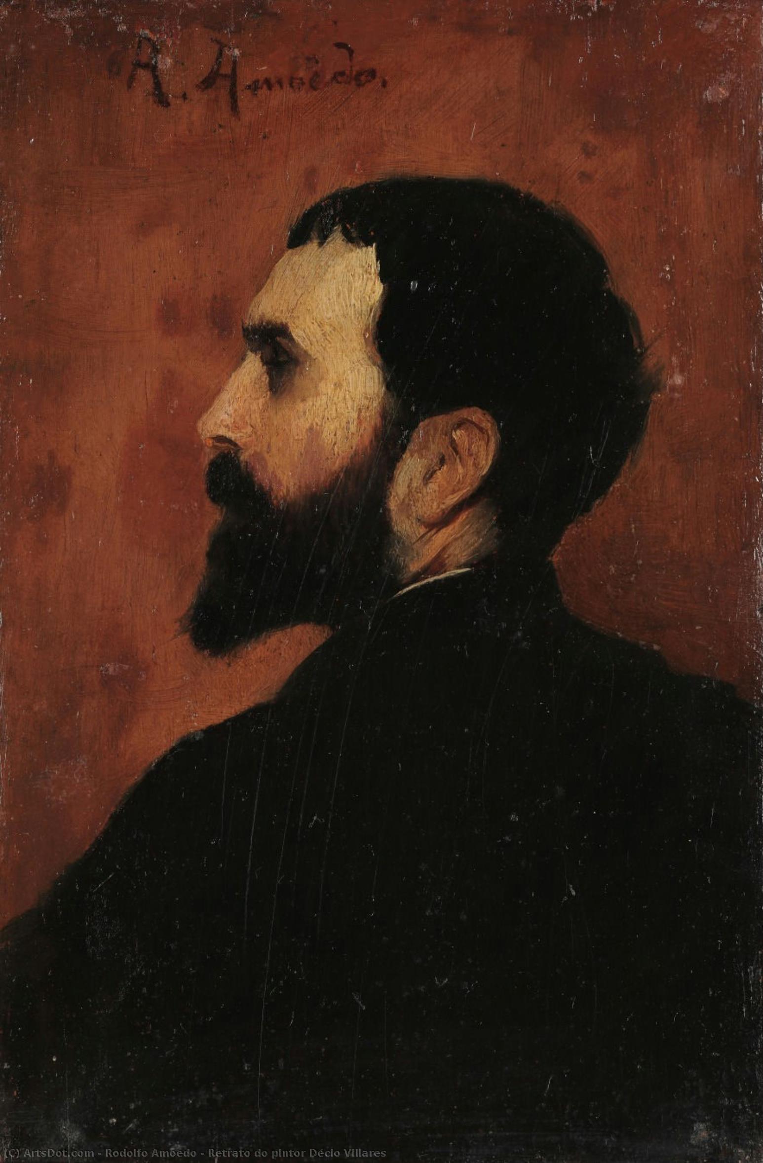 Retrato Do Pintor Décio Villares — Rodolfo Amoedo