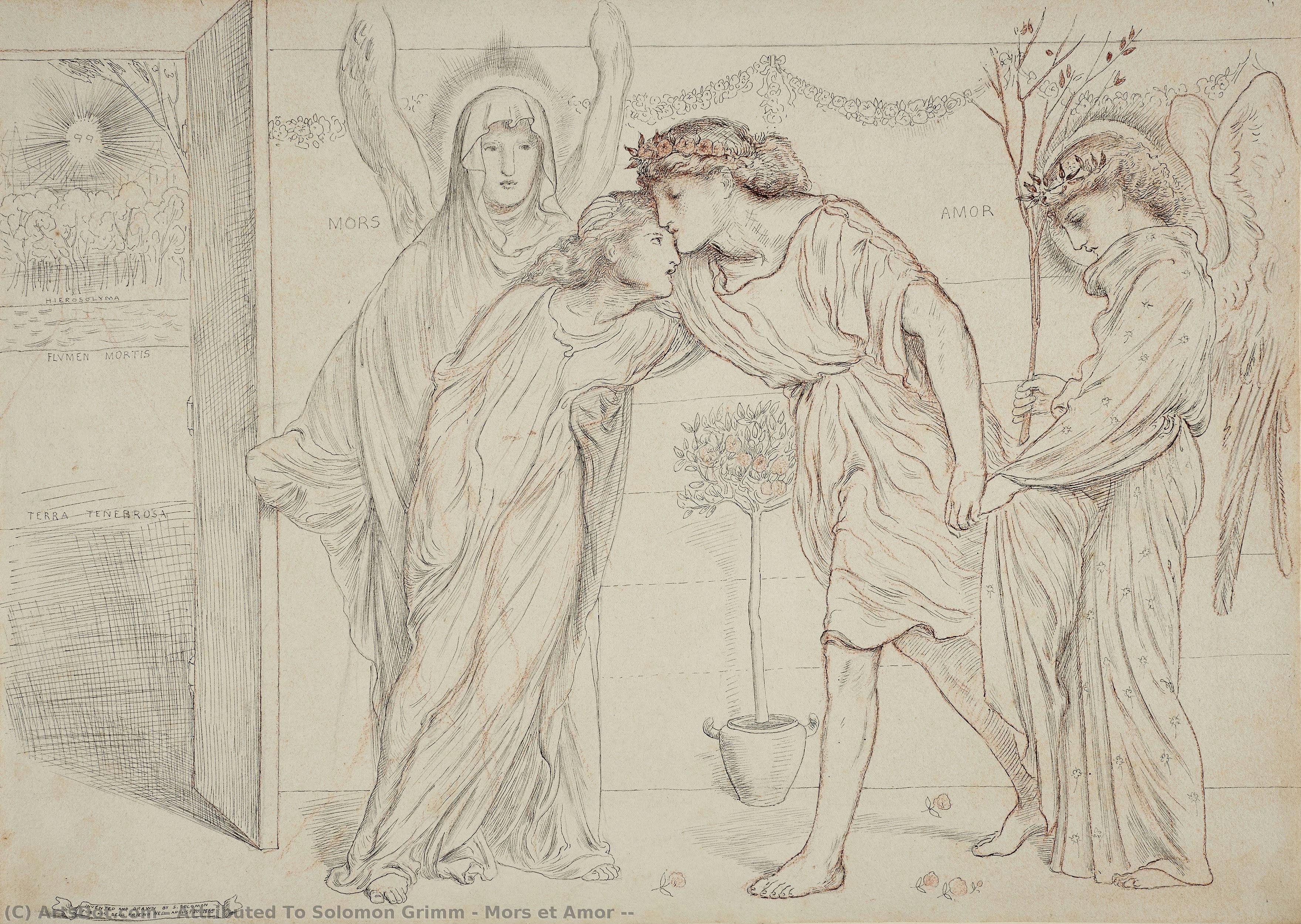 Mors Et Amor ( — Attributed To Solomon Grimm
