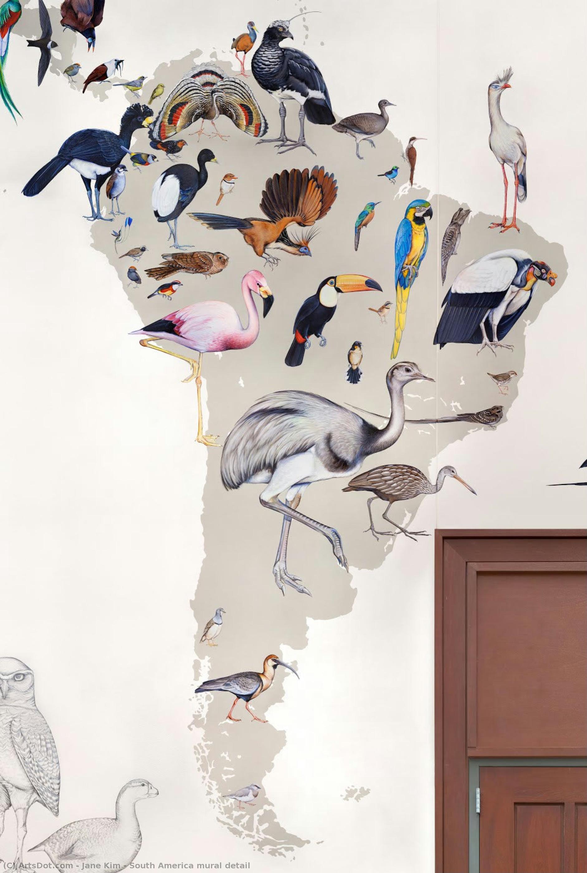 South America Mural Detail — Jane Kim
