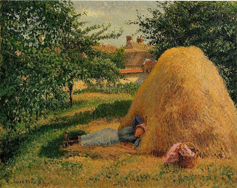 The Siesta — Камиль Писсарро