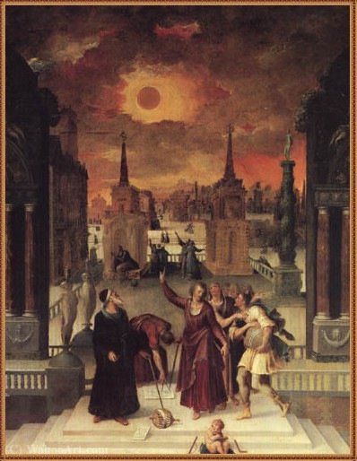 Astronomers Studying An Eclipse — Antoine Caron
