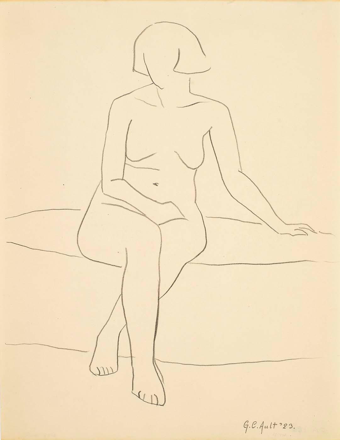 Untitled (seated Female Figure) — George Copeland Ault