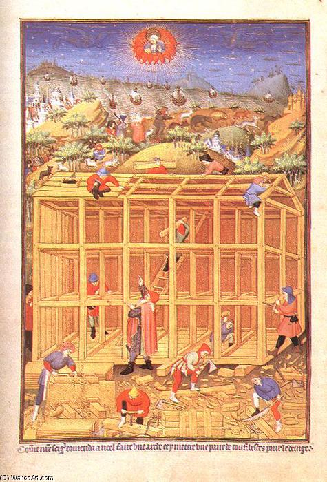 Building Of The Ark — Master Of The Duke Of Bedford