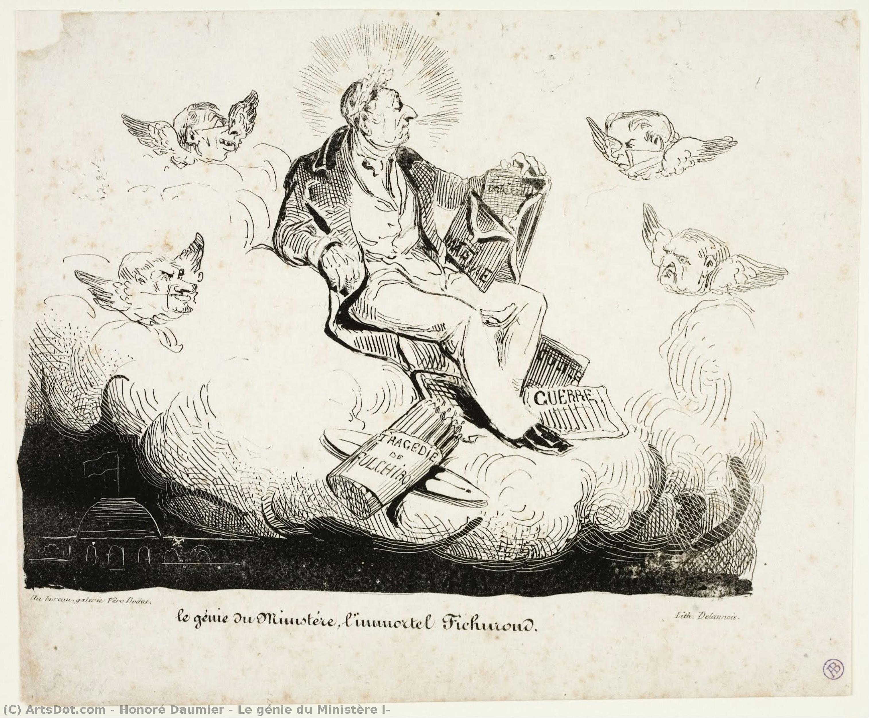 Le Génie Du Ministère L — Honoré Daumier