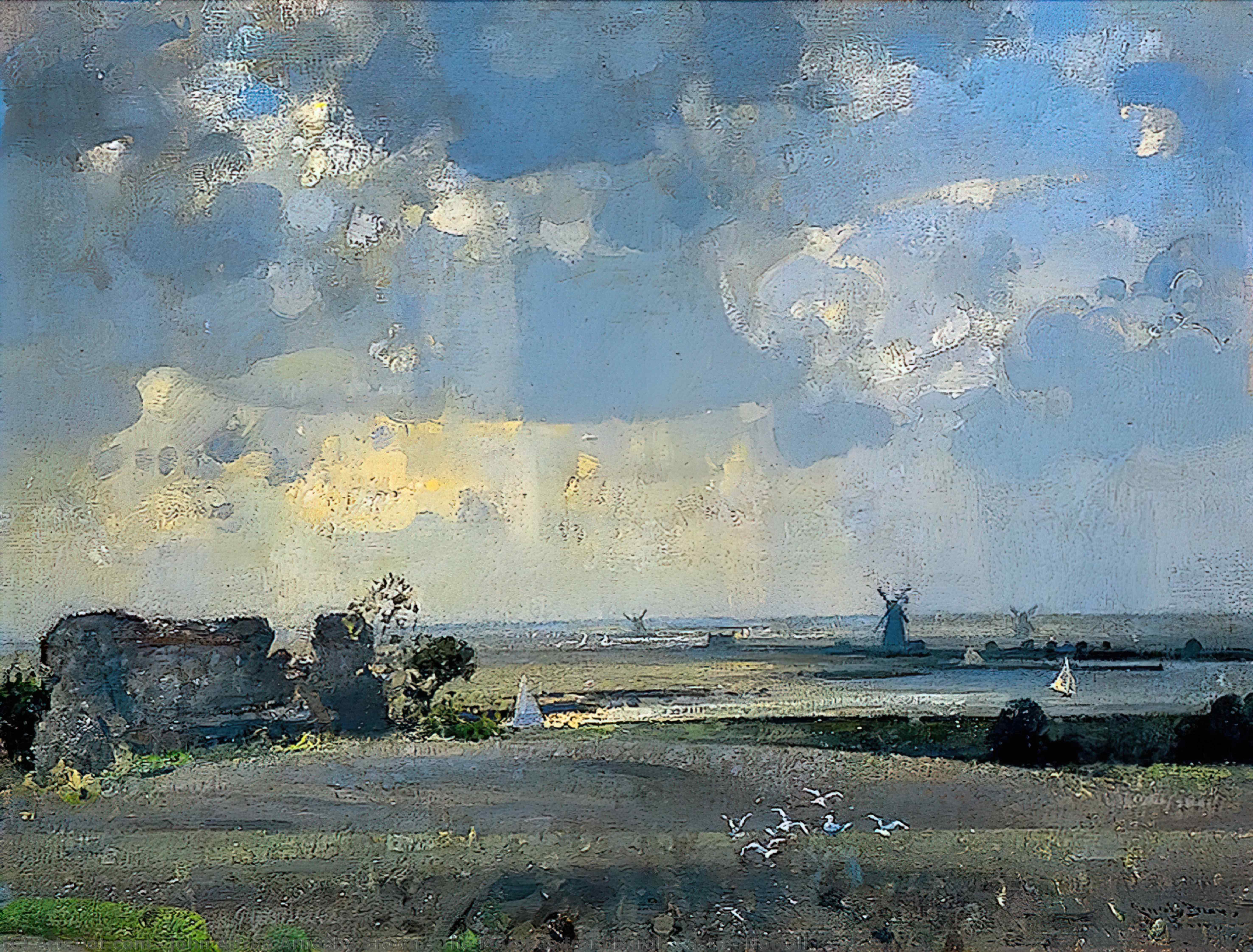 The Marshes From Burgh Castle, Norfolk — Sir John Alfred Arnesby Brown