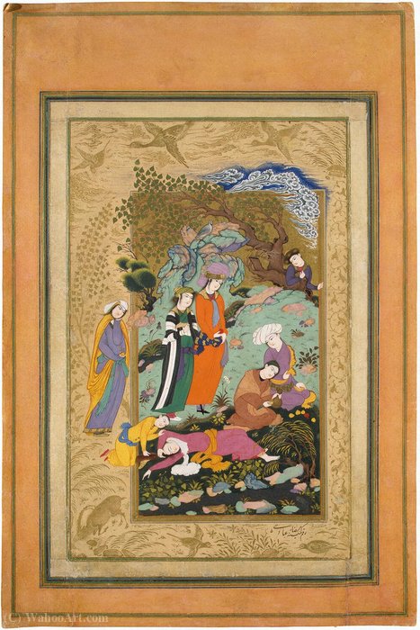 Convivial Party - Qlvr - (740^qli) — Riza-i Abbasi