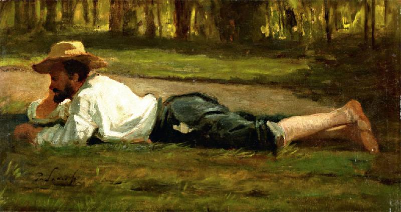 Man Lying On The Grass — Philippe Lodowyck Jacob Sadee