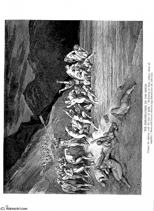 The Embarkation Of The Souls — Paul Gustave Doré