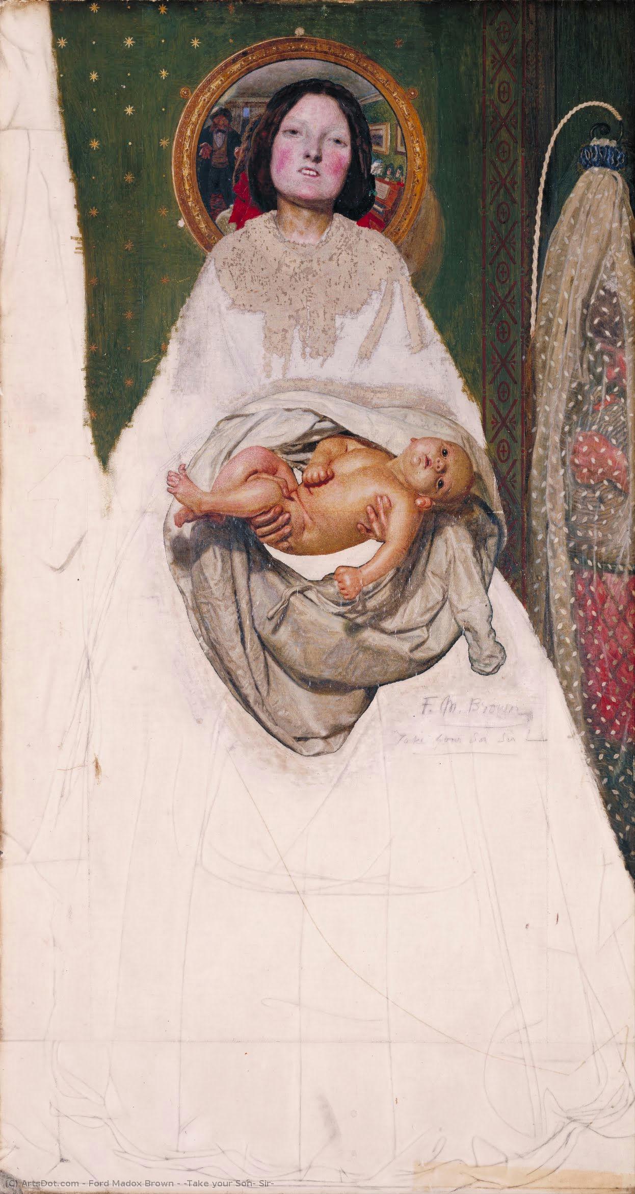 `take Your Son, Sir — Ford Madox Brown