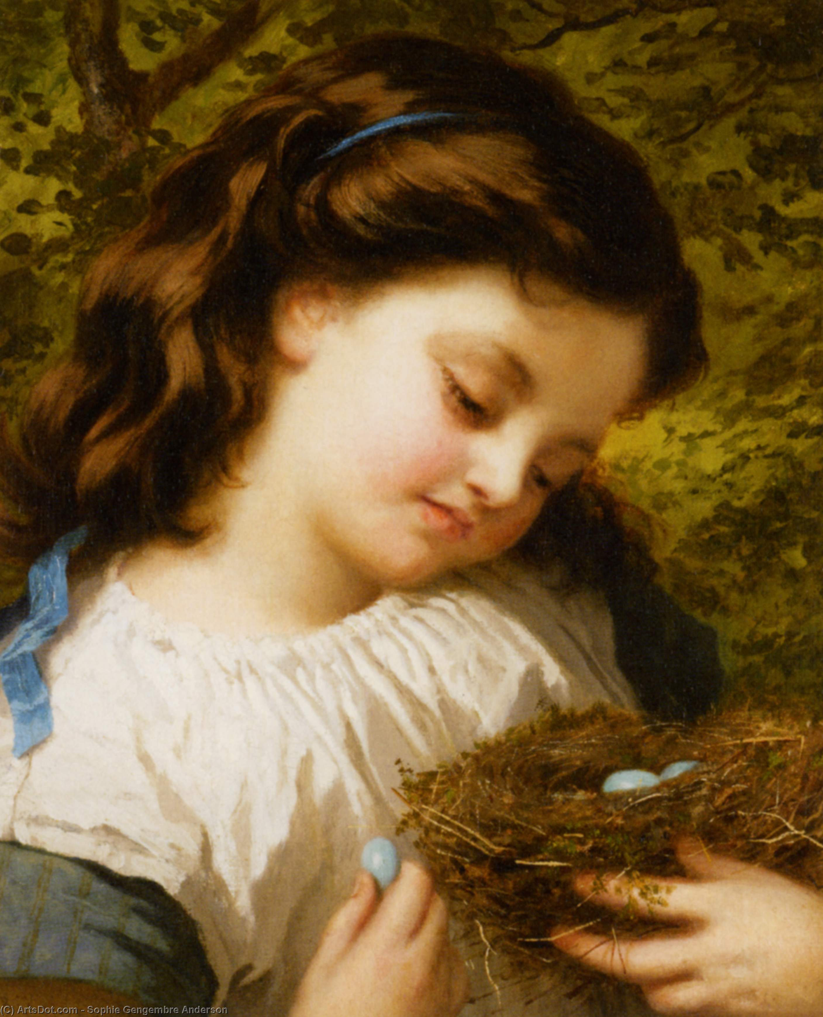 The Birds Nest — Sophie Gengembre Anderson