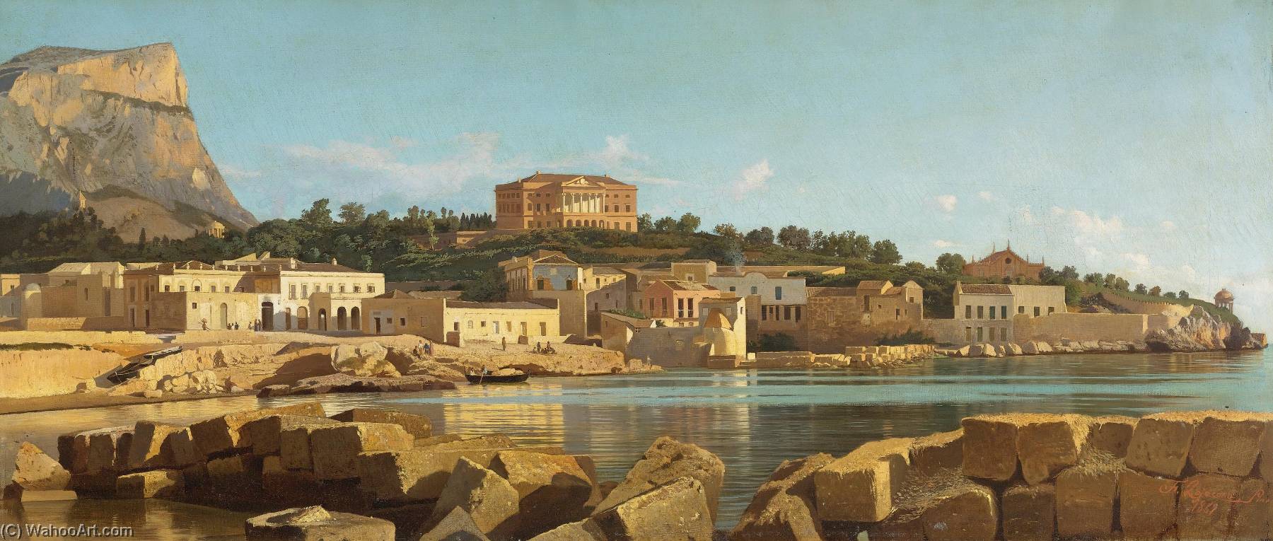 View Of Acquasanta, Palermo — Francesco Lojacono