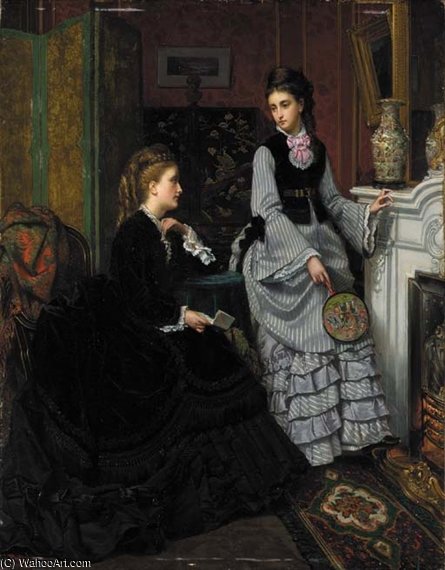 A Moment By The Fire — Jan Frederik Pieter Portielje