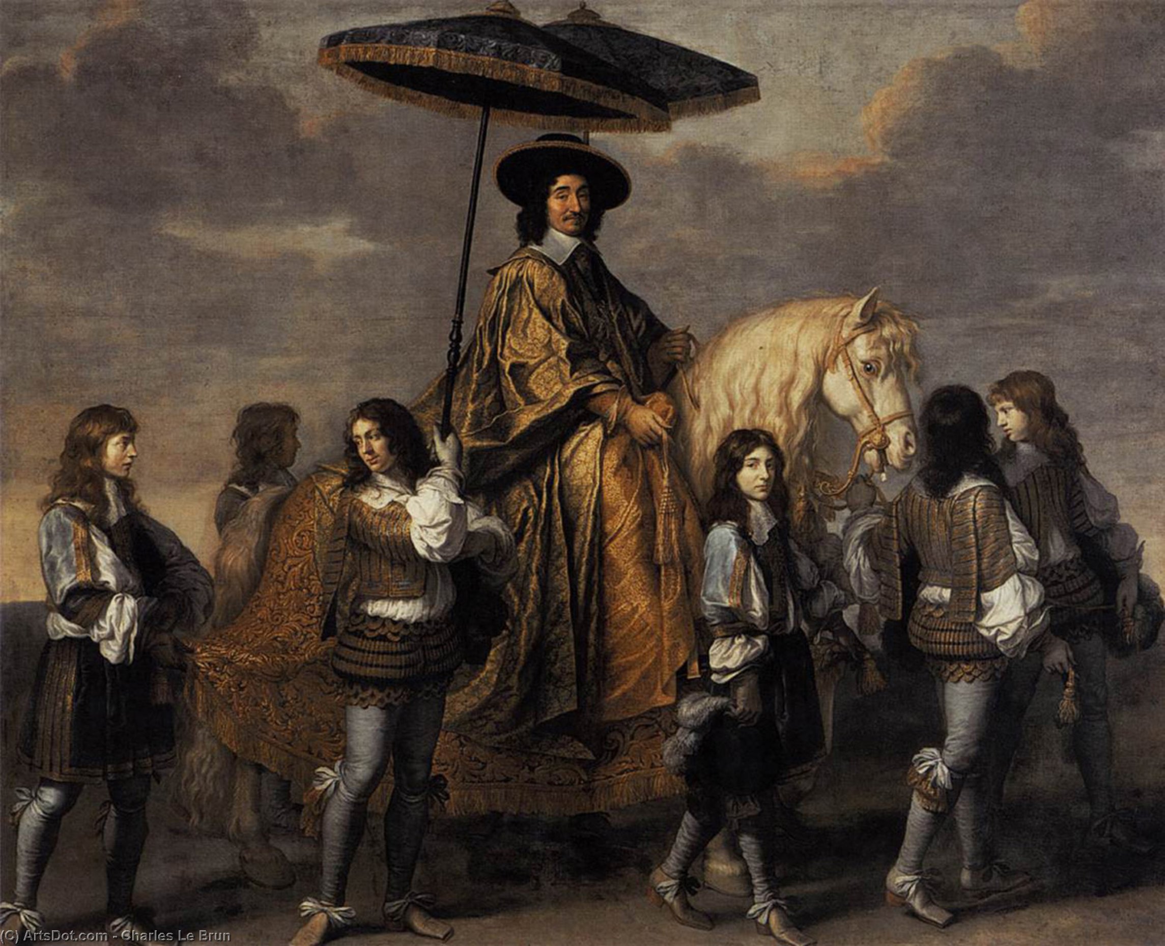 Chancellor Séguier At The Entry Of Louis Xiv Into Paris — Charles Le Brun