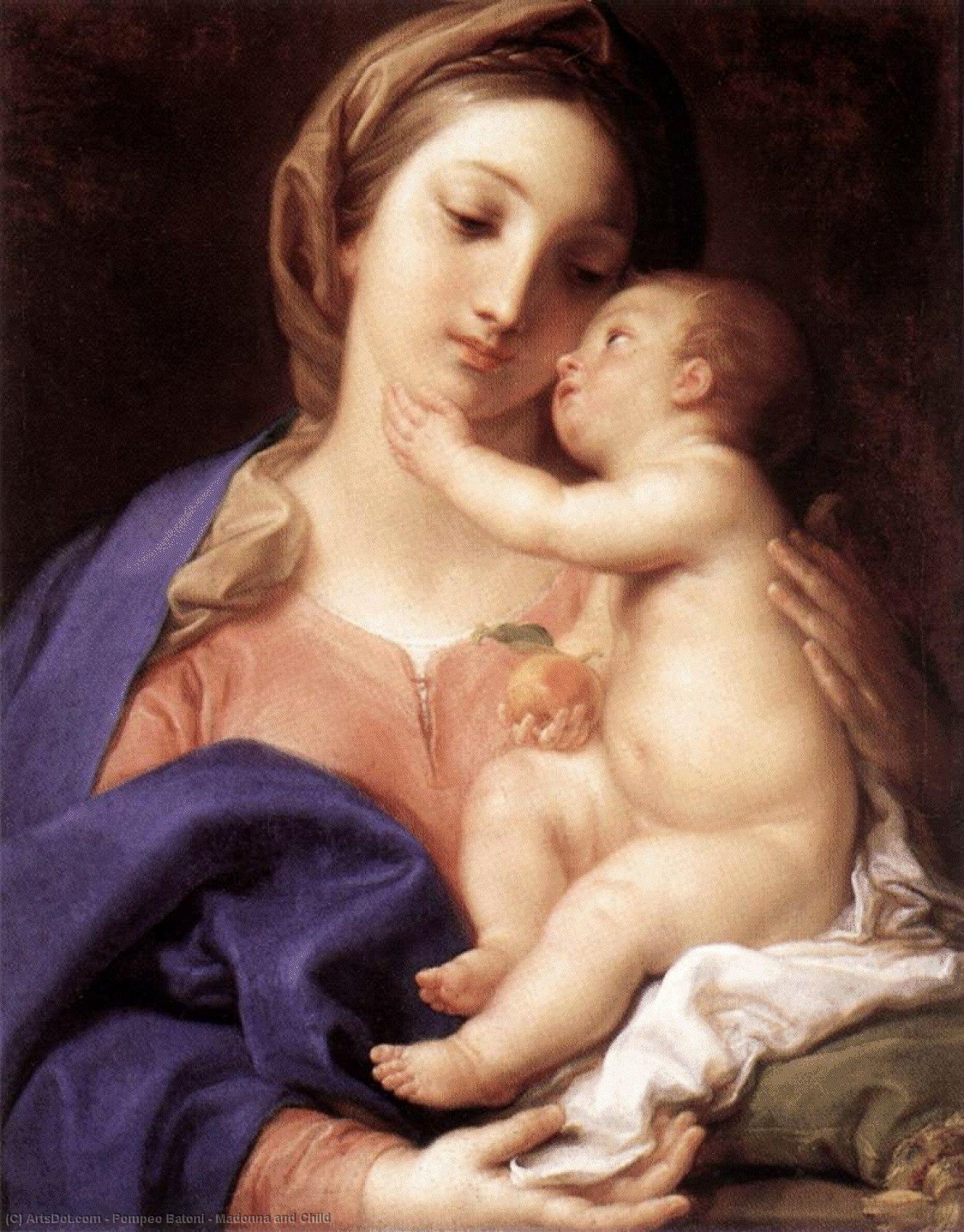 Madonna And Child — Помпео Батони