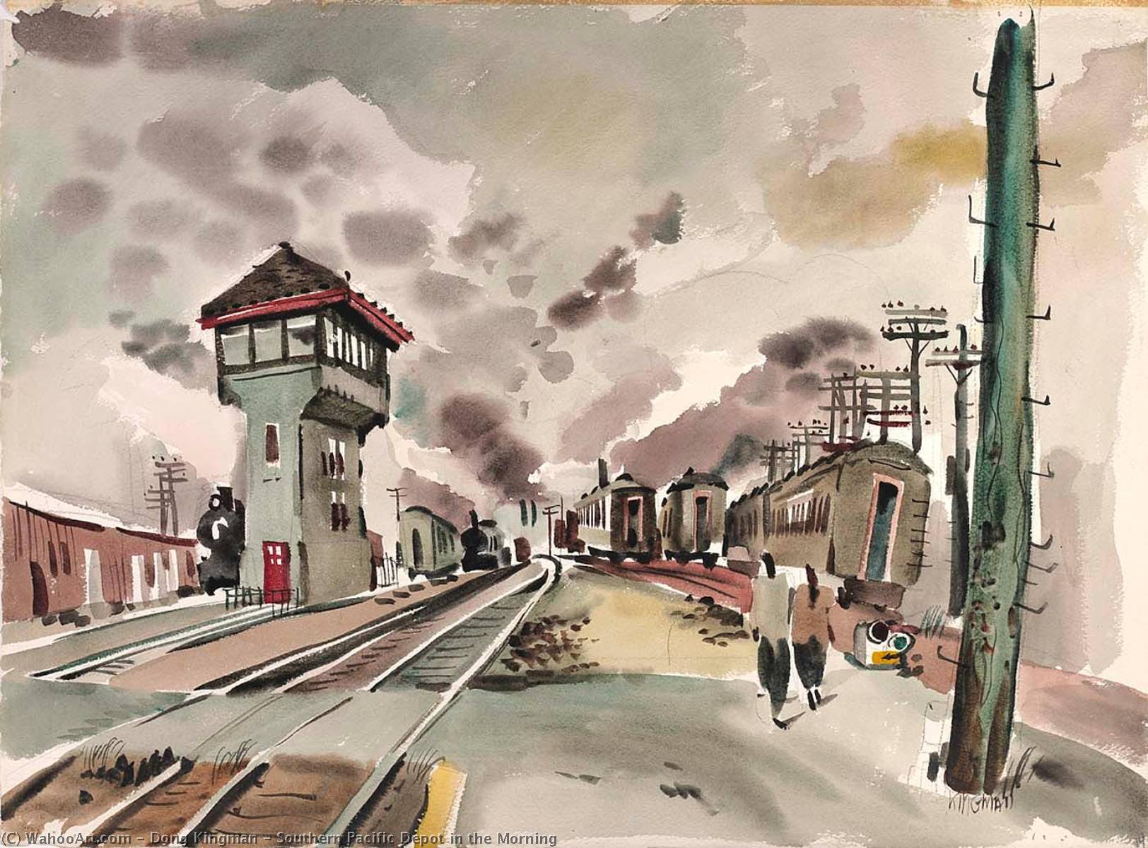 Southern Pacific Depot In The Morning — Dong Kingman
