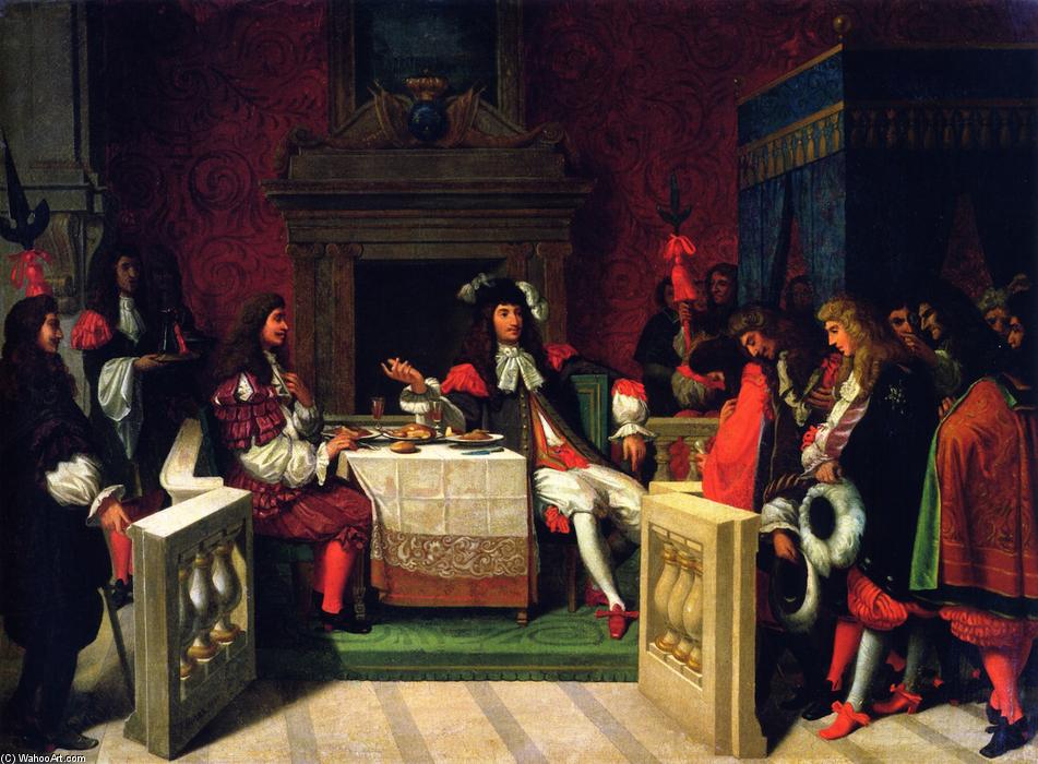 Molière Dining With Louis Xiv — Jean-auguste-dominique Ingres