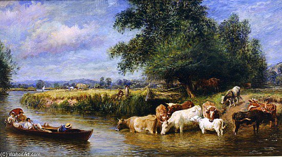 A Midsummer''s Day On The Thames — Basil Bradley