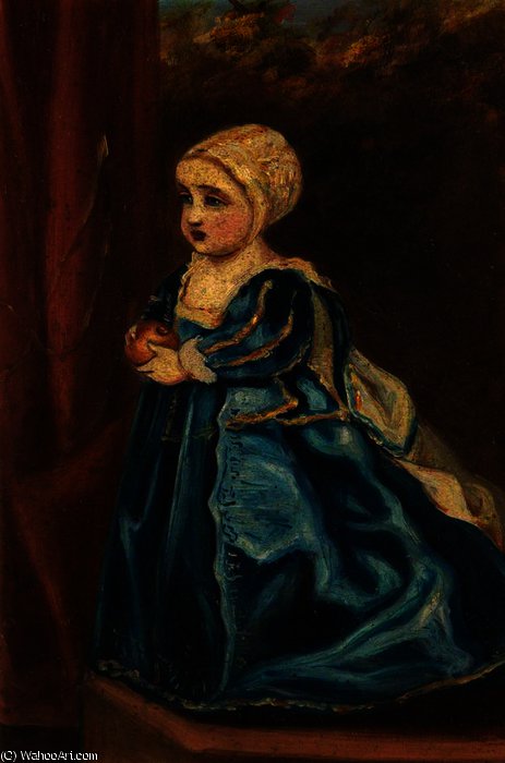 Portrait Of A Princess, Daughter Of King Charles I — Sir Anthony Van Dyck