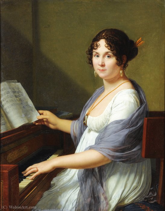 Portrait Of Louis-françois Bertin Madam — François Xavier Fabre
