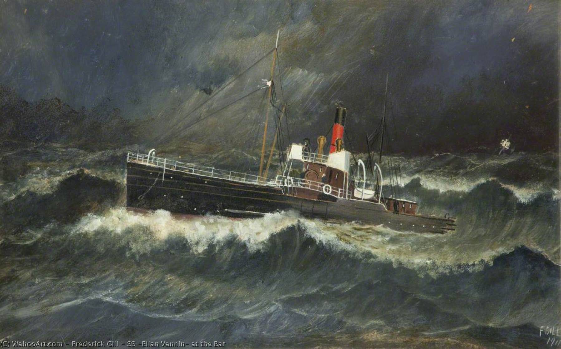 Ss 'ellan Vannin' At The Bar — Frederick Gill