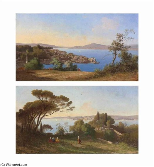 Views Of The Bosphorus — Charles Théodore Frère Dit Frère Bey