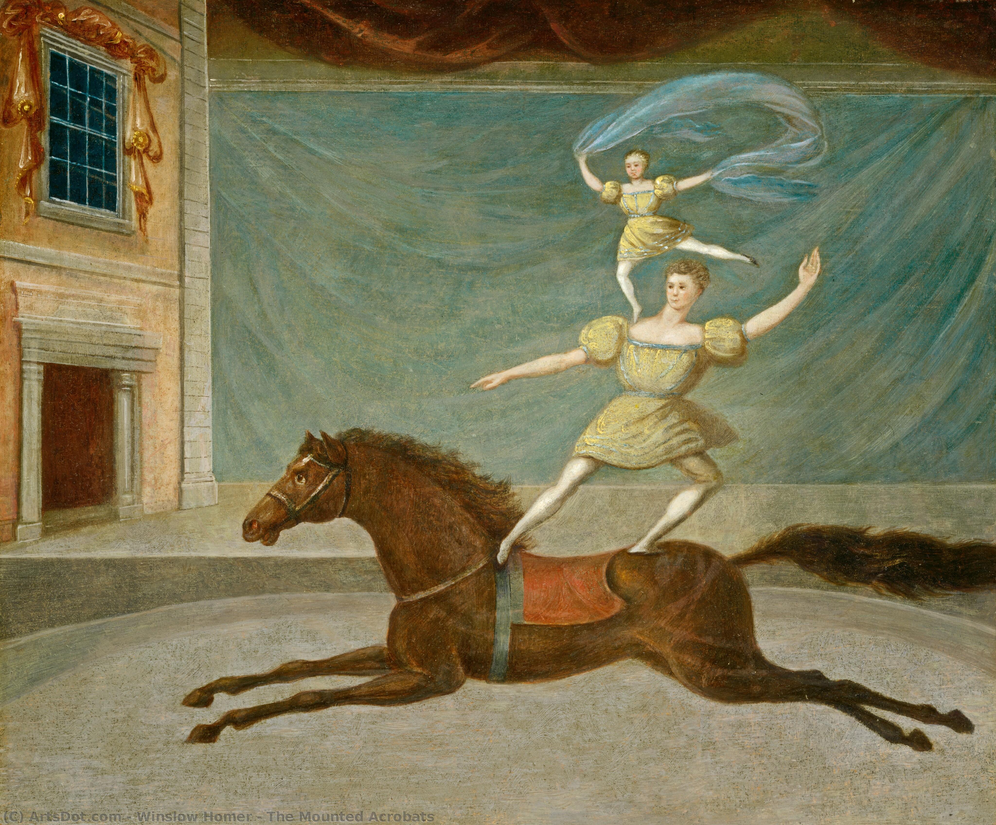 The Mounted Acrobats — Винслоу Хомер