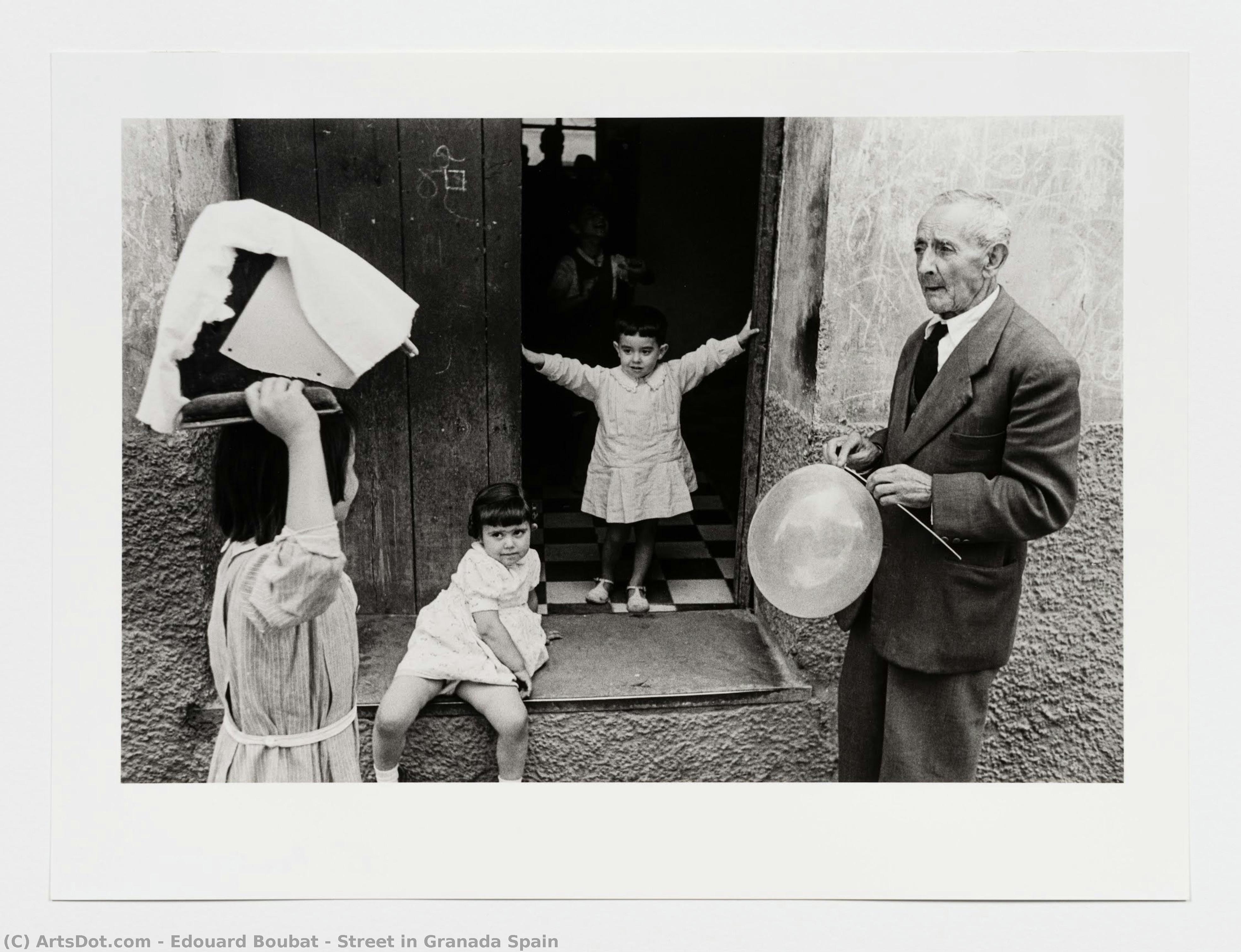 Street In Granada Spain — Édouard Boubat