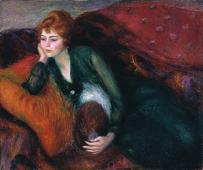 Young Woman In Green — William James Glackens