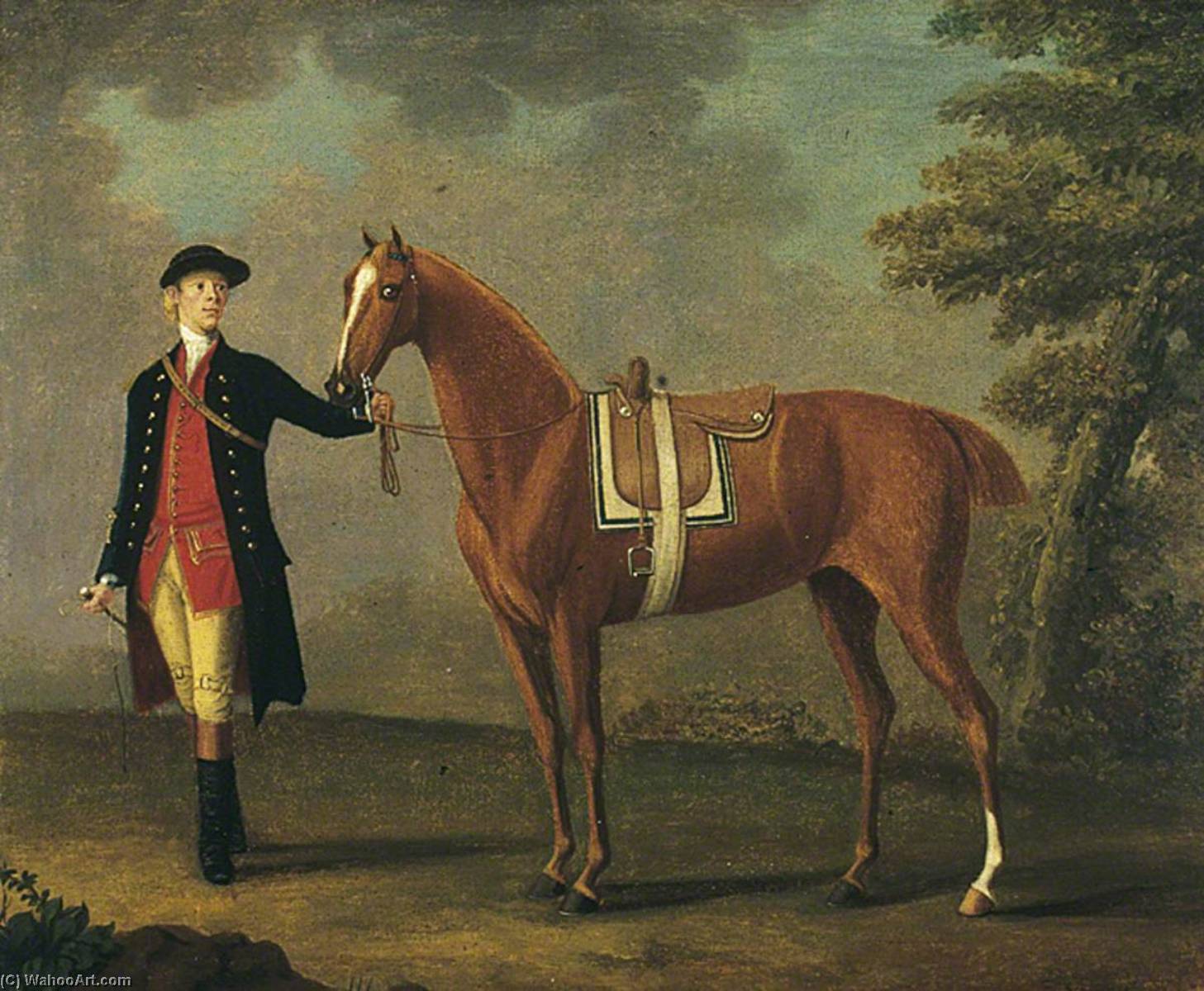 Horse And Groom — Charles Henry Schwanfelder