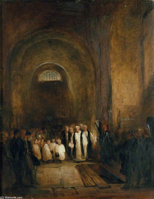 Turner's Burial In The Crypt Of St Paul's — George Jones