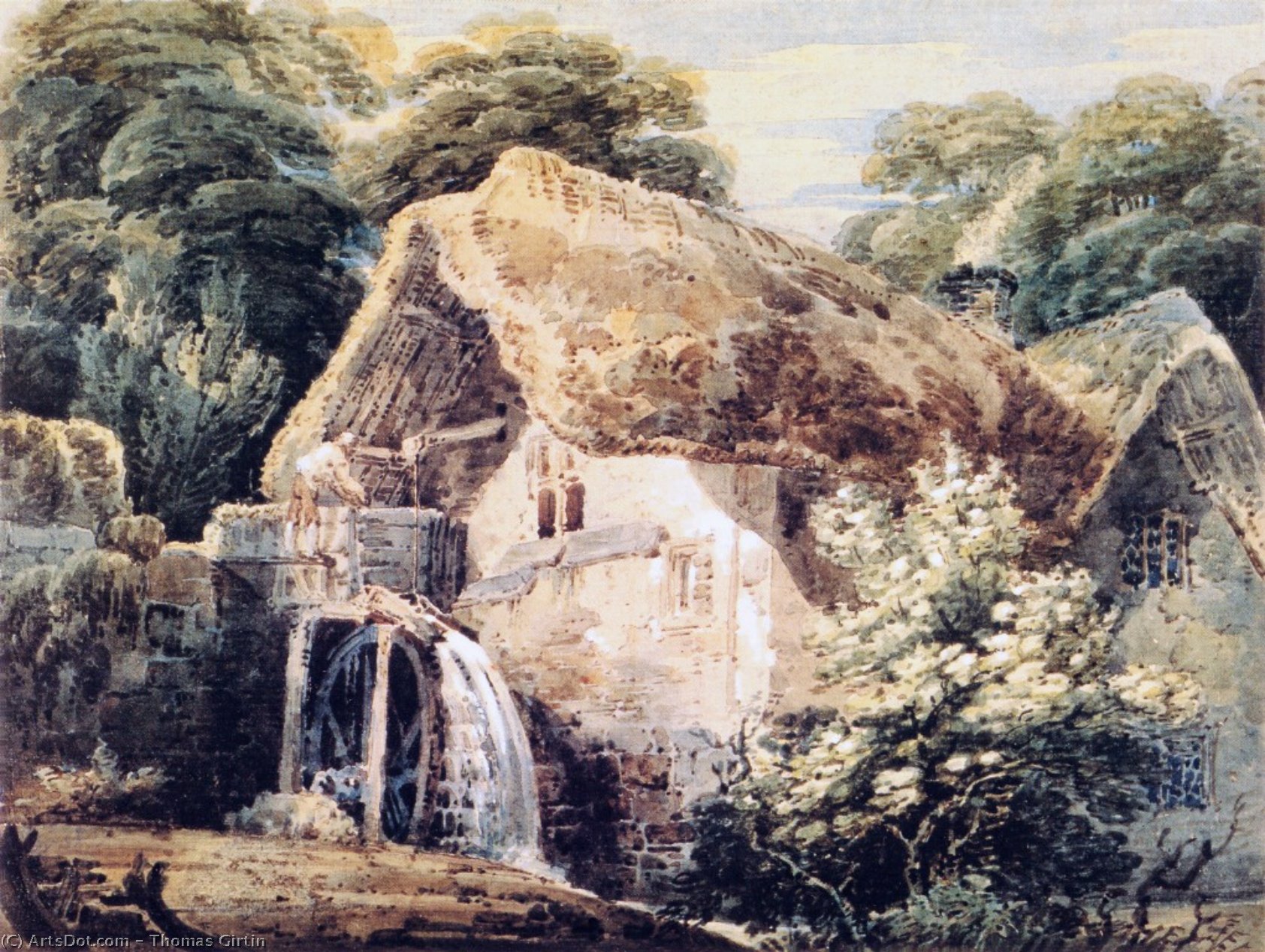 An Overshot Mill — Thomas Girtin