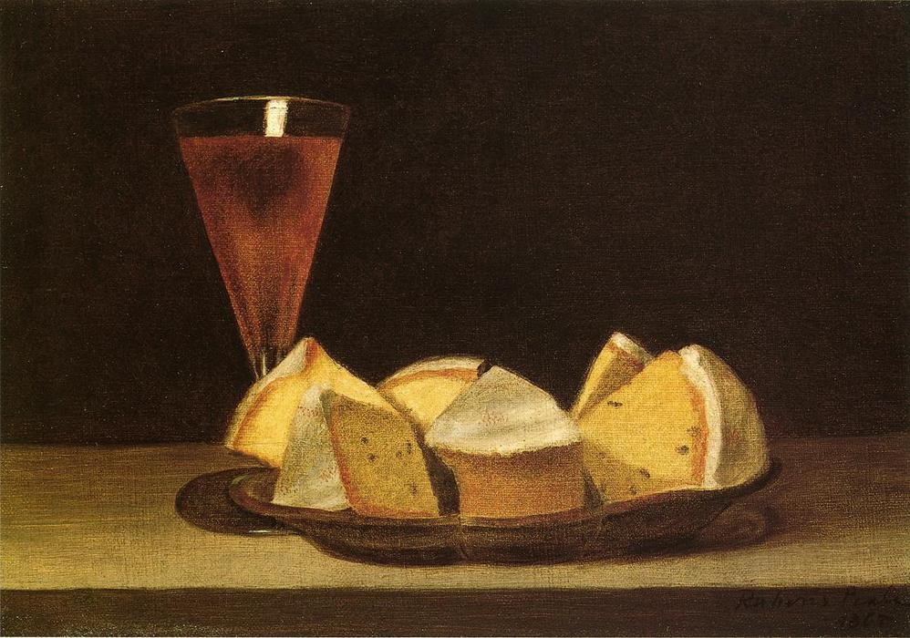 Cake And Wine Glass — Рубен Пил