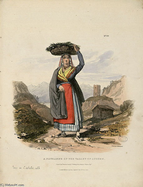 A Paysanne Of The Valley Of Luchon — Charles Duffield Harding