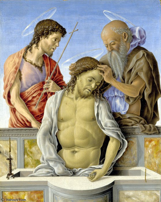 The Dead Christ Supported By Saints — Marco Zoppo