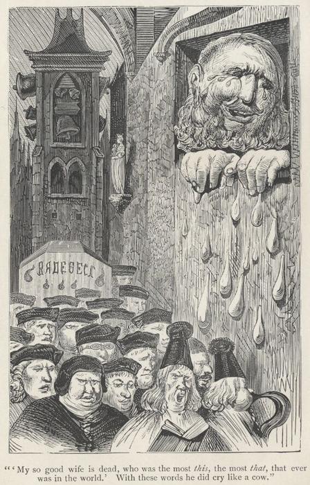 Frontispiece Of All Five Books Of Gargantua And Pantagruel — Paul Gustave Doré
