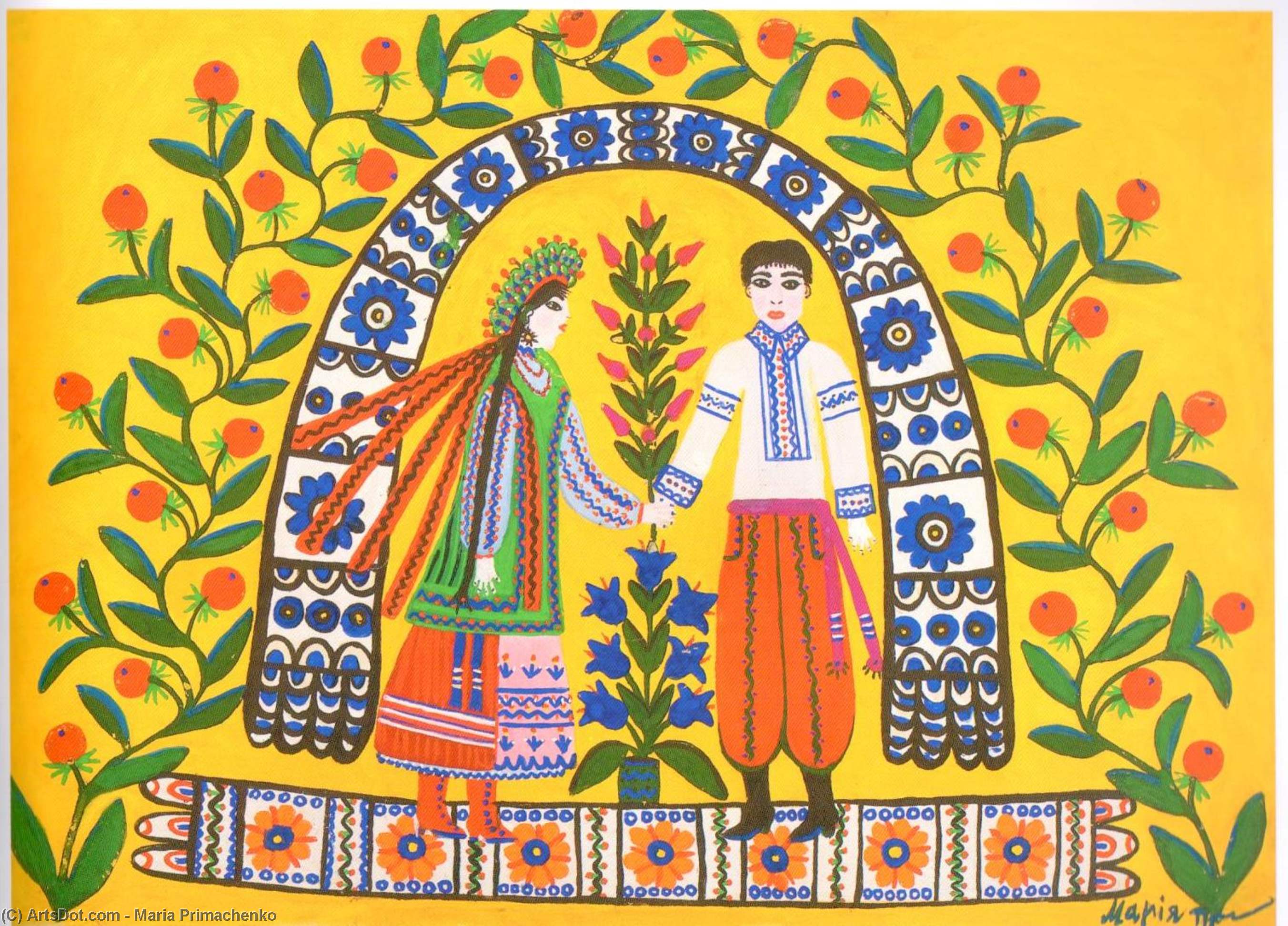Let Us Go To The Betrothal Party — Maria Primachenko