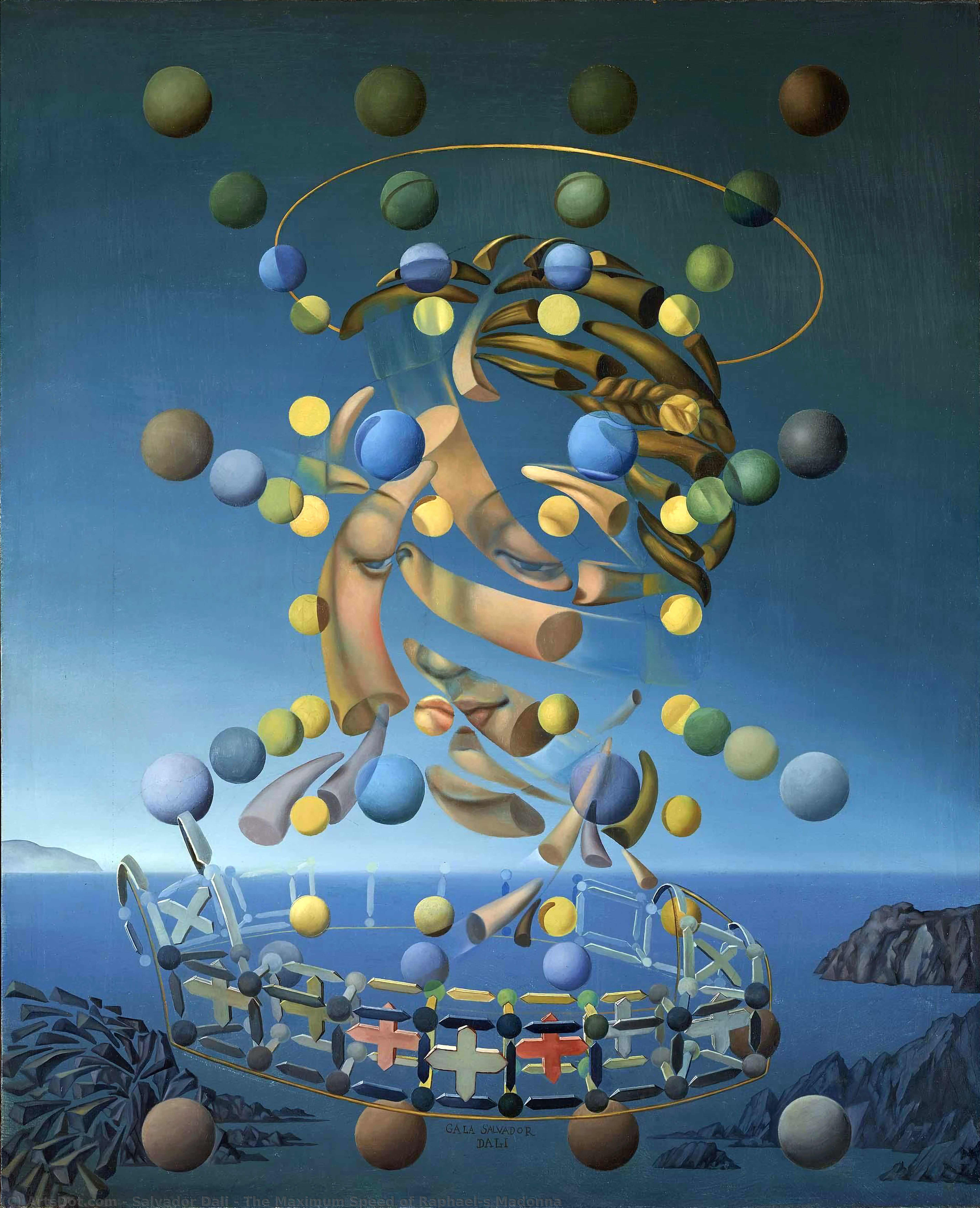 The Maximum Speed Of Raphael's Madonna — Salvador Dalí